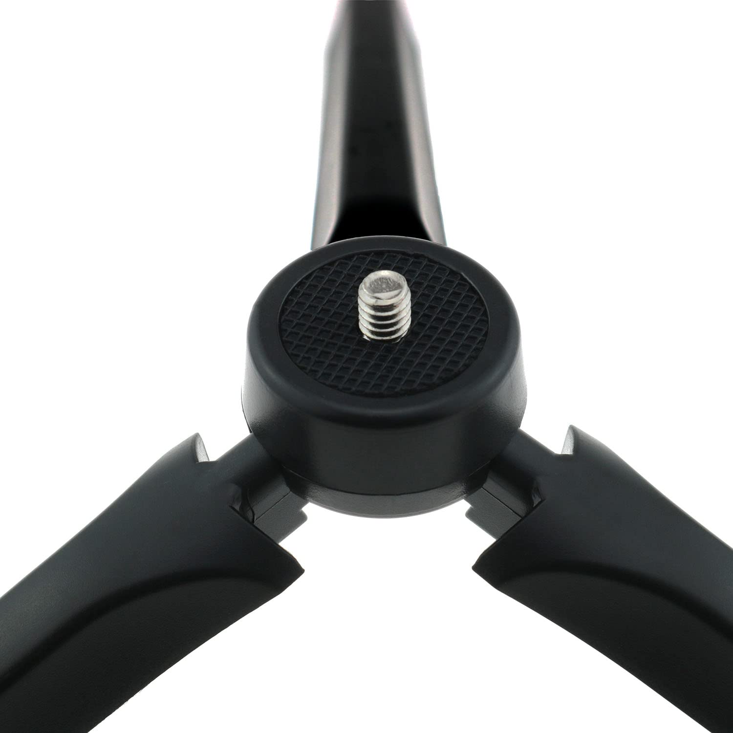Zzhxsm Metal Mini Tripod Mini Desktop Tripod Selfie Stick Camera Live Stand Plastic Tripod Gimbal Handle Grip Stabilizer, Leg Added Weight Design