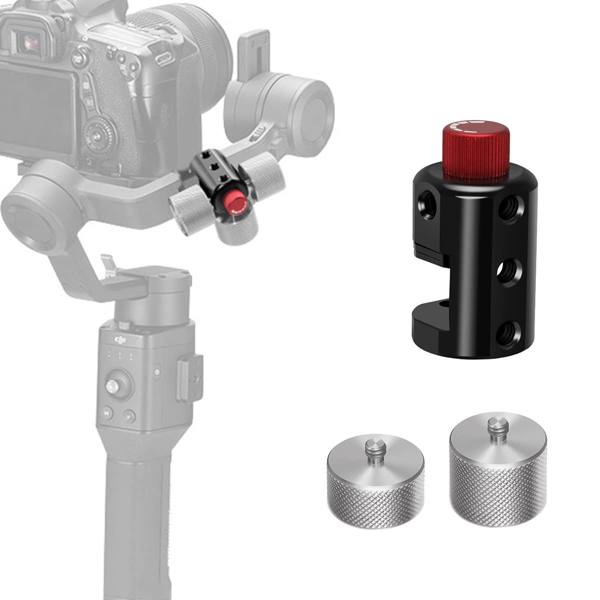 Eaxanpic Universal Gimbal Counterweight Kit,Mounting Clamp And 50G & 100G Counterweights,Gimbal Balance Weight Mount For Dji Ronin S/Rs2/Sc/Rsc 2/Rs 3 And Zhiyun Weebill Crane Gimbal Stabilizers