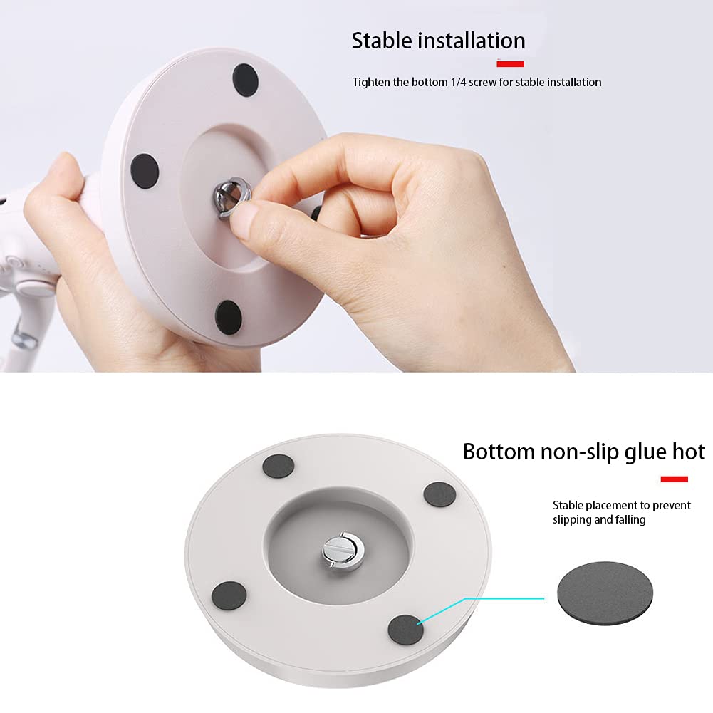 Xmipbs Om5 Base Stabilizer Accessories Handheld Gimbal Phone Stand Mount Base For Dji Om5 White