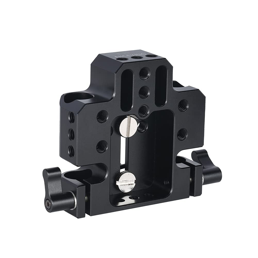 Niceyrig 15Mm Rod Baseplate Multi-Purpose Tripod Base Plate Applicable For Dslr Camera Cinema Carmcorder [ Version] - 455