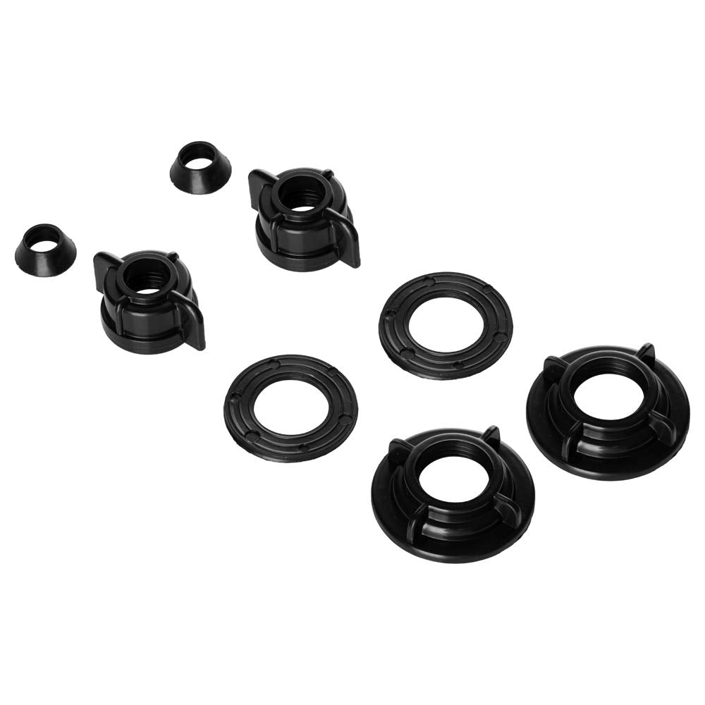 Dura Faucet Df-Pk330Hlh-Mb Rv Elegant J-Spout Swivel Kitchen Sink Faucet - Two Handle (Matte Black)