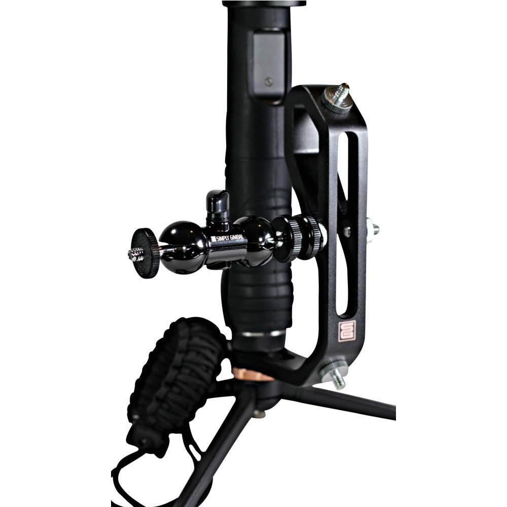 Simply Gimbal Fmj Handheld Gimbal Adapter For Mounting Monitors, Microphones, And Accessories. Compatible With Dji Ronin-S, Zhiyun Crane 2, Crane Plus, V2, Crane M, Moza Air & Many More -A Mini Dual Grip (Black)
