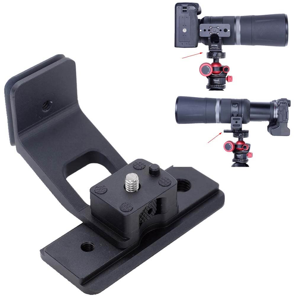 Ishoot Lens Collar Foot Stand Tripod Mount Ring Base Compatible With Canon Rf 600Mm F/11 Is Stm & Rf 800Mm F/11 Is Stm, Support Vertical Shoot, With 2 X Arca-Swiss Fit Quick Release Plate Dovetail