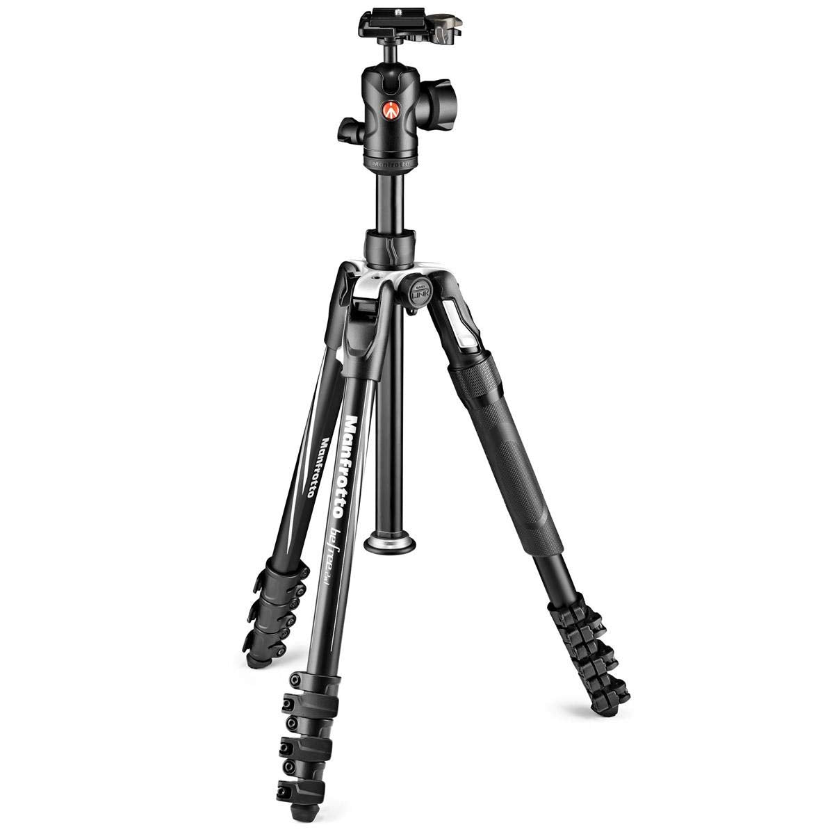 Manfrotto Mkbfrla4B-Bhm Be Advanced 2N1 Travel Tripod With Monopod, Lever Lock, Tripod Bag, Plate And Ball Head Included For Canon, Nikon, Sony, Dslr, Csc, Mirrorless, Up To 9Kg, Aluminium