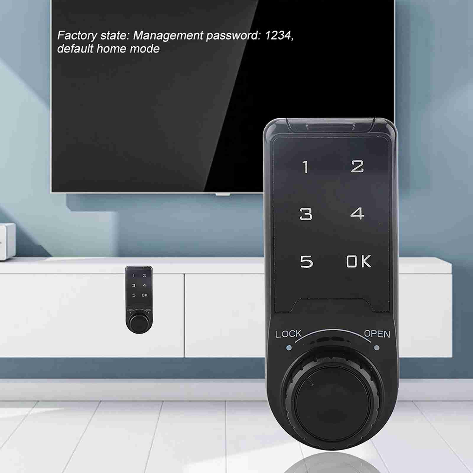 Aunmas Touch Keypad Door Lock Code Security Lock Digital Electronic Security Cabinet For Doors Keyless Entry Electronic Keypad Deadbolt (L=30)