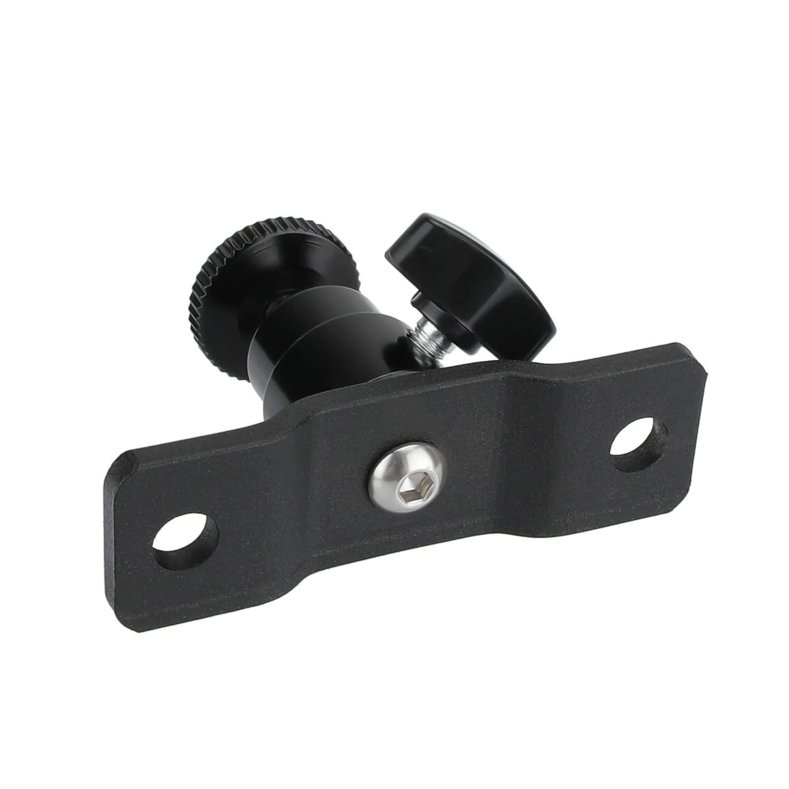 Camvate 1/4"-20 Ball Head With Bottom Pedestal Mount For Monitor/Surveillance System Support - 2324