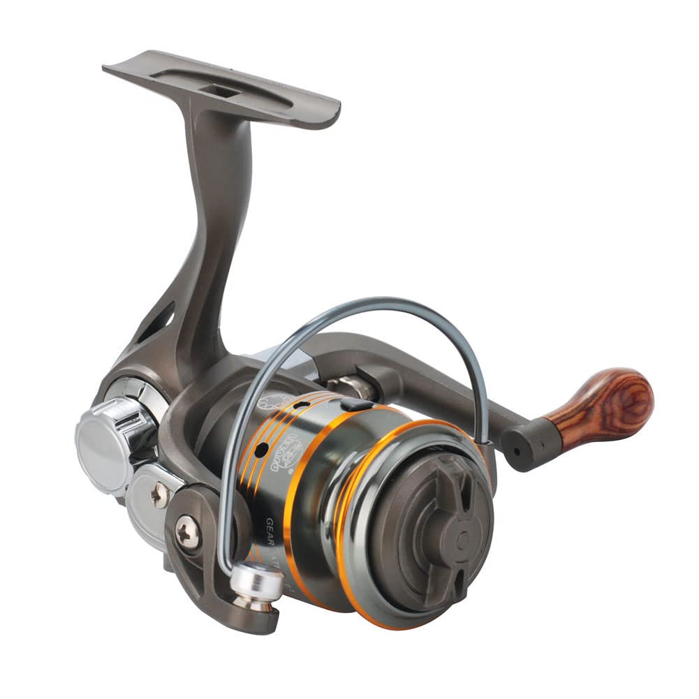 Gaderth Mini Spinning Reel, 5.2:1 Gear Metal Fishing Reel, 13+1Bb Powerful Spinning Fishing Reels With Interchangeable Handle, Small Compact Fishing Reel For Carp Bass Trout Fishing Mini 150