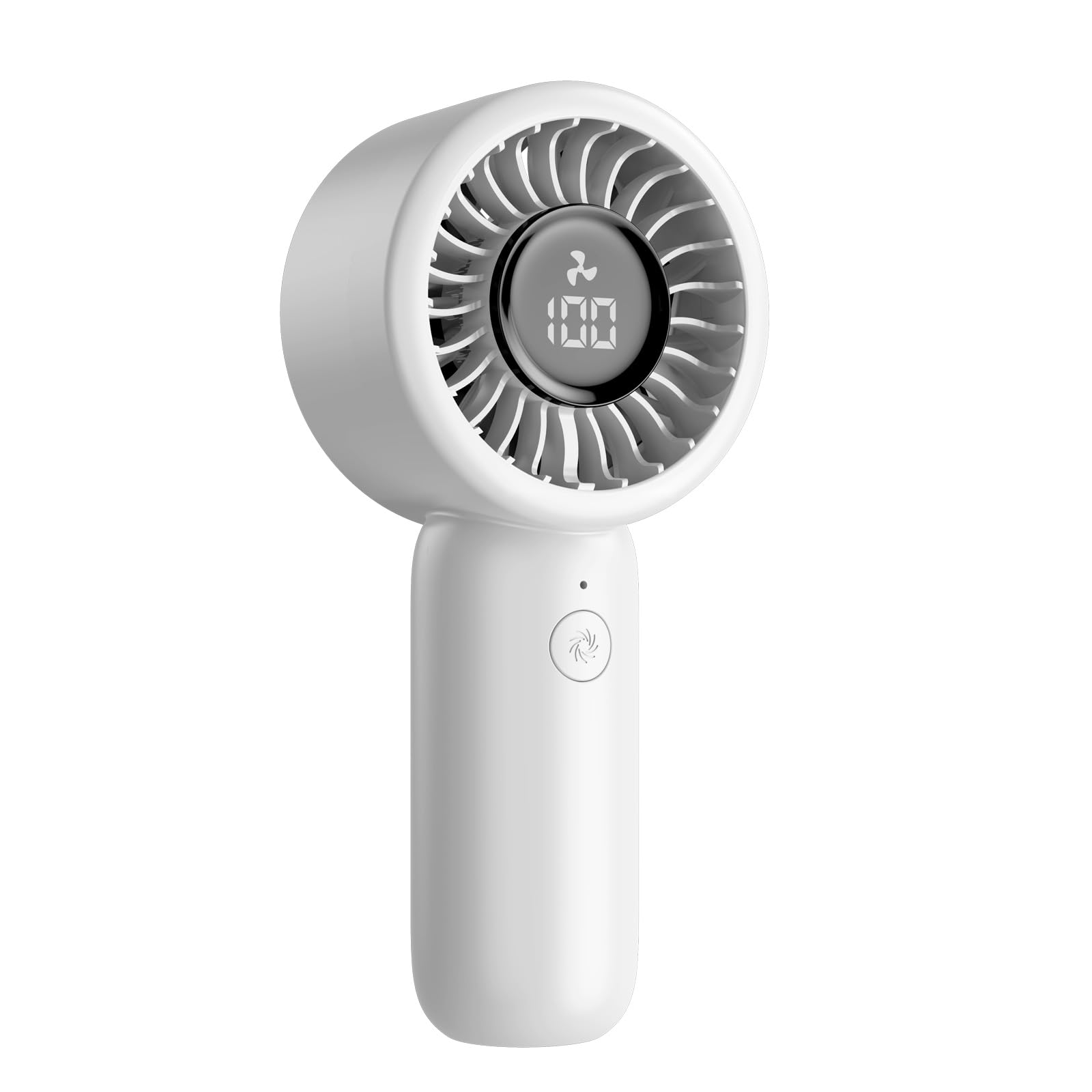 Portable Mini Handheld Fan - 5 Speeds, Usb-C Rechargeable, Patented 3D Petal Airflow, Low Noise - Koospark