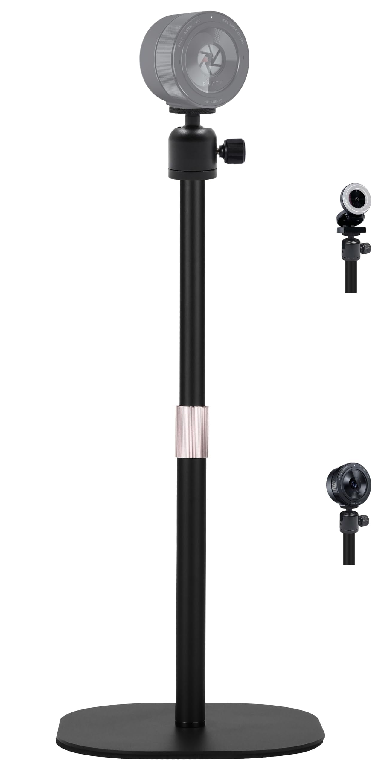 Acetaken Heavy-Duty Webcam Stand, 18-Inch Desktop Webcam Tripod Holder Compatible With Razer Kiyo Pro Ultra 4K,Kiyo Pro,Kiyo X,Kiyo 1080P Webcams