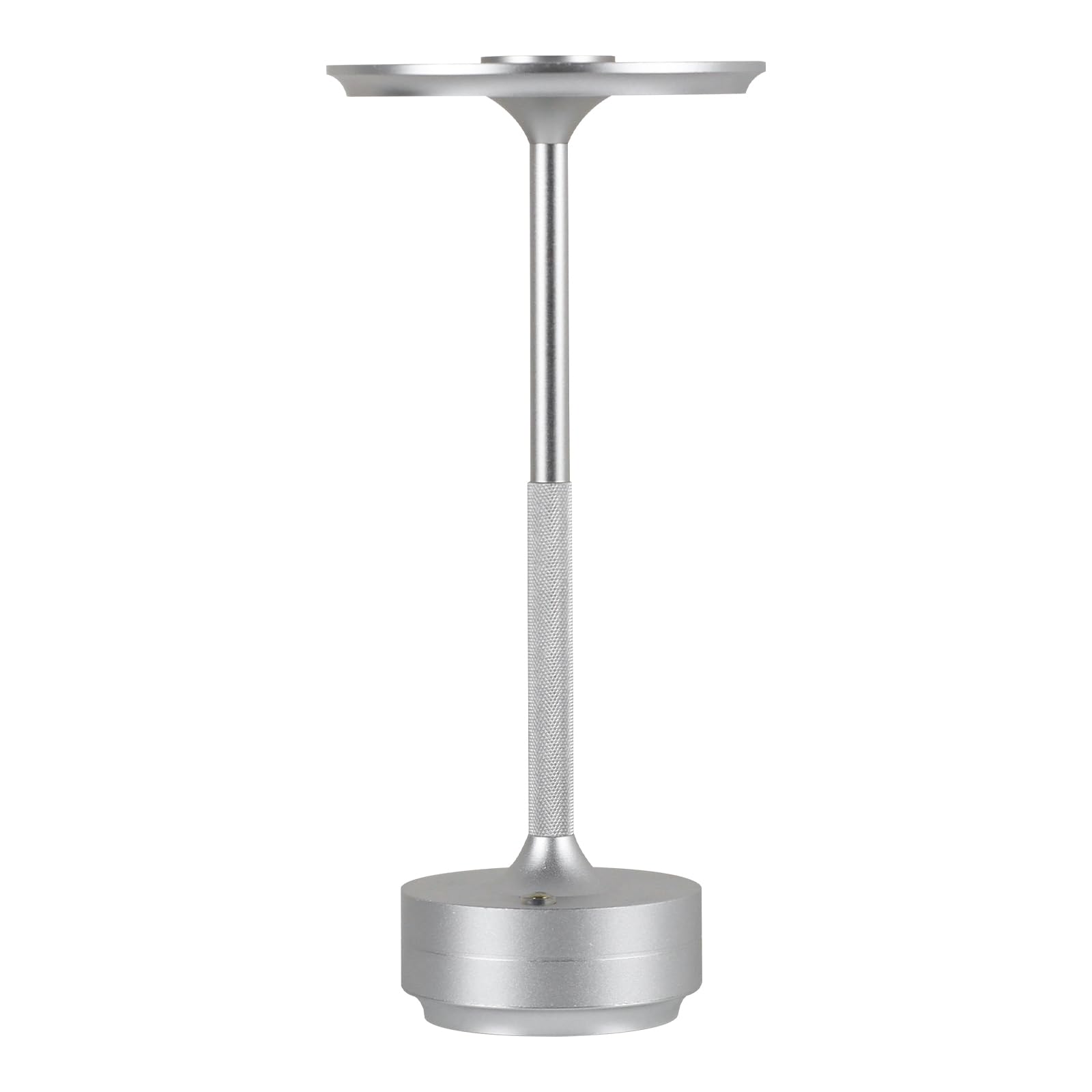 Kroptib Cordless Table Lamp,Led Rechargeable Desk Light,3 Color Dimming Portable Battery Lamp,Stepless 5000Mah Waterproof Table Light With Memory Function,For Indoor/Outdoor/Dinner/Patio/Restaurant(Silver)