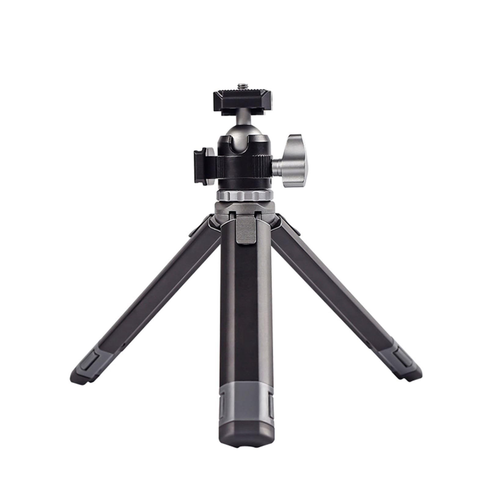 Anntery Camera Tripod Stand Compact Camera Tripod Aluminum Alloy With 360° Ball Head,1/4 Inches Quick Release Plate For Dslr Camera Video Camcorder, Load Up To 11Lbs/5Kg-A018