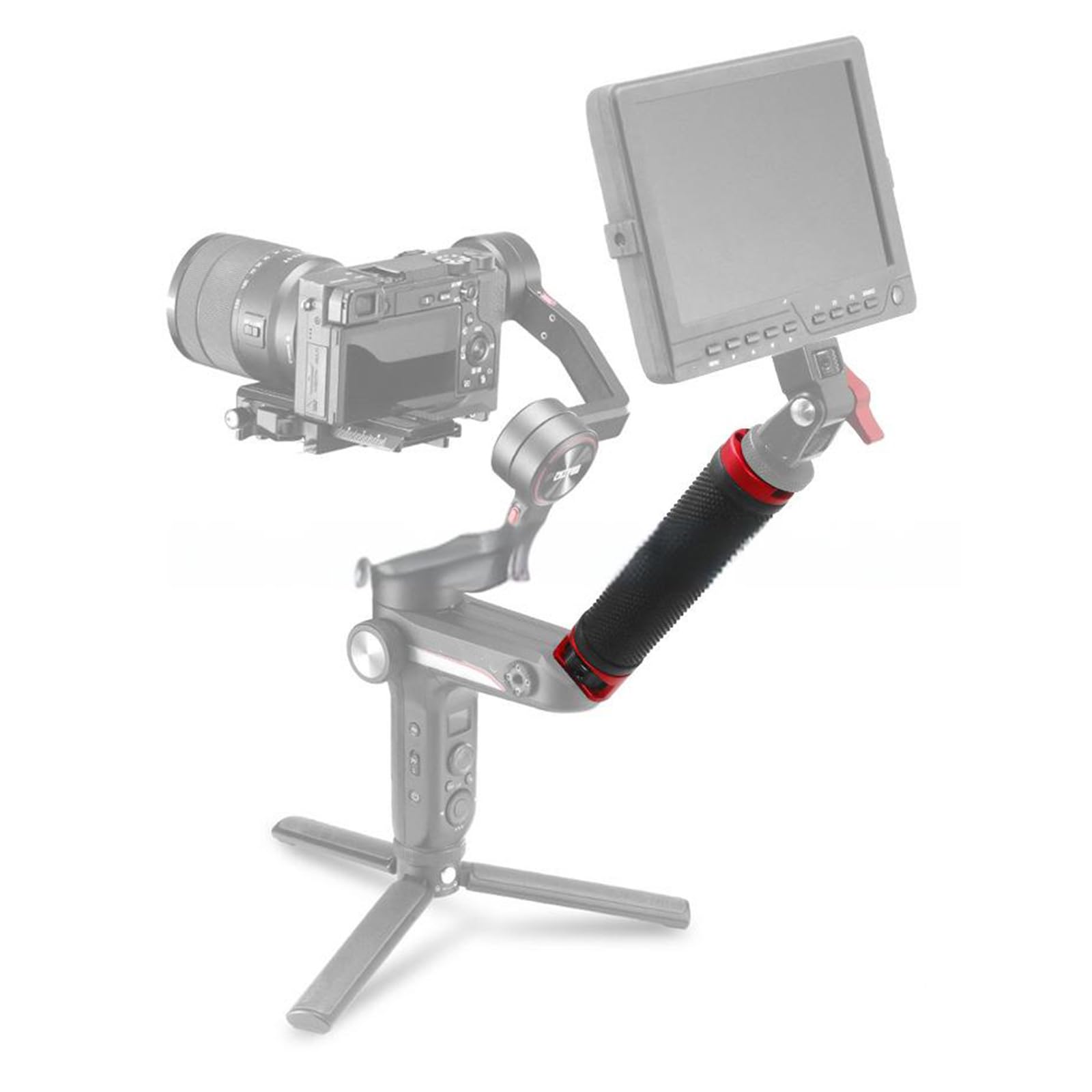 Zmying Camera Grip Stabilizer Handgrip Handle Stabilizer With 1/4" 3/8" Screw Interfaces Replacement For Lab S