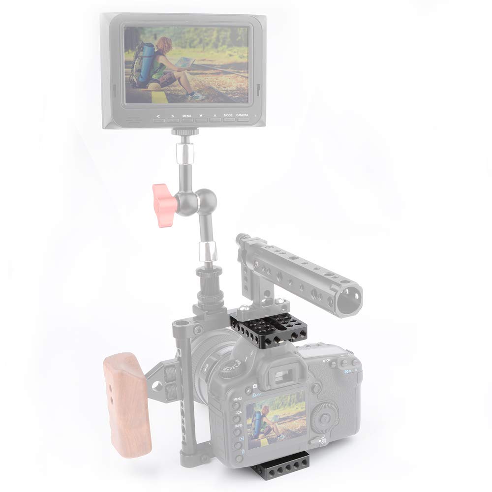 Camvate Universal Top Cheese Plate + Camera Base Plate For Diy Dslr Camera Cage Rig - 2439