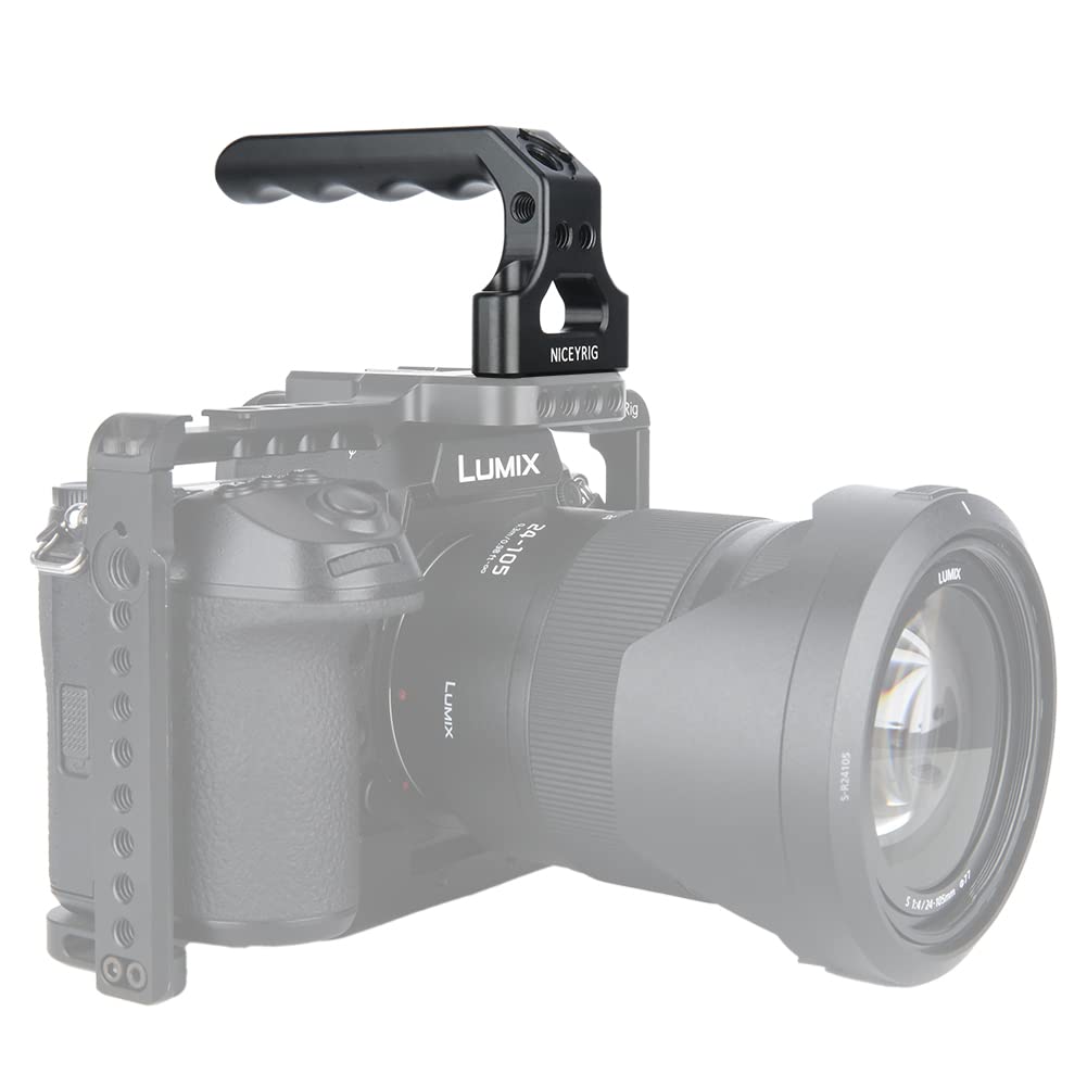 Niceyrig Low Profile Top Handle Handgrip Applicable For Red Dsmc2, Dslr Camera Cage Handle Grip - 383