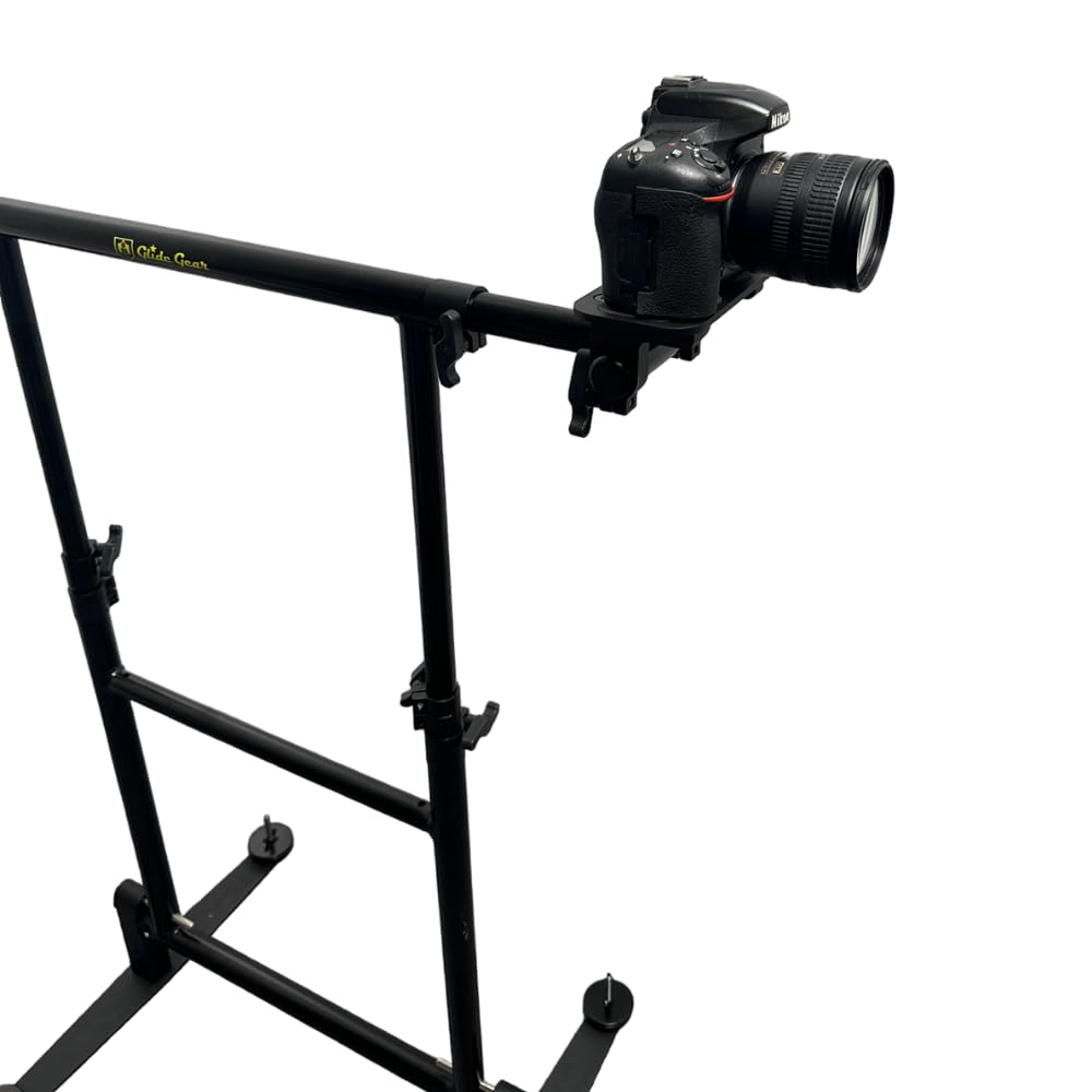 Glide Gear Revo 180 Orbiting Camera Rig, 180° Rotating Cinematic Mount With 1/4" And 3/8" Options, Aluminum Build, Dual Shooting Modes For Dslr And Mirrorless