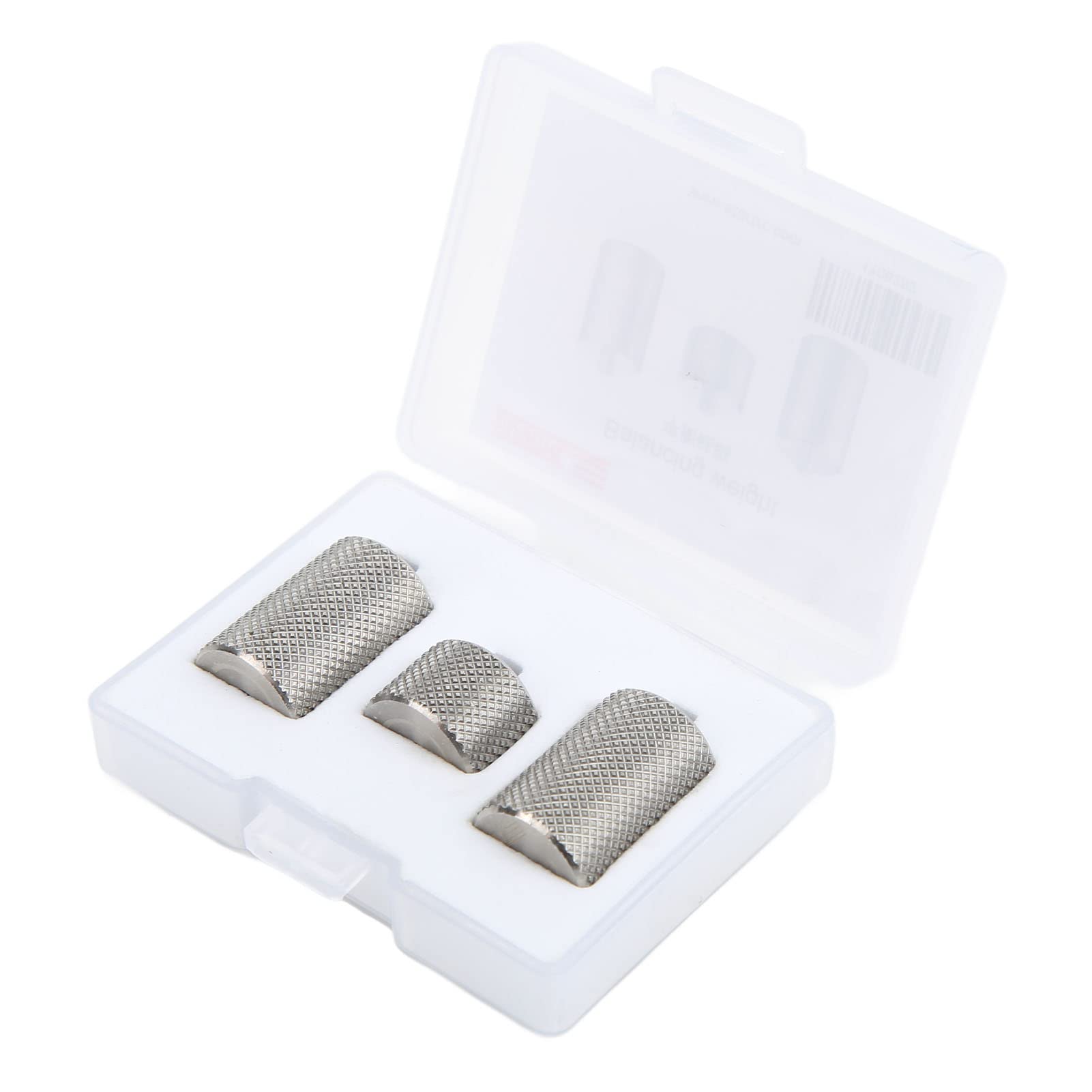 Pilipane Counterweight Head Stabilizer, 3Pcs Stainless Steel Counterweights Stabilizer Counterweight For Om Stabilizers Accurate Balance For Enhanced Mobile Filmmaking