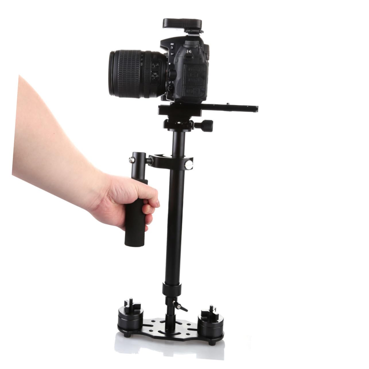 Mikikit Handheld Stabilizer Stabilizer Version For Video S60 Model Black Professional Results