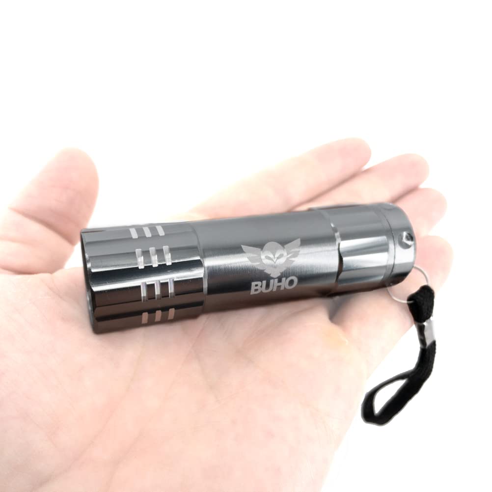 Buho Usb Flashlight Accessory Bundle – Includes Compact Cordless Flashlight, Small And Pivoting Flip Light, 2 Compatible Ryobi Lithium 2.0Ah 4V Batteries And Charging Cable (6 Items)