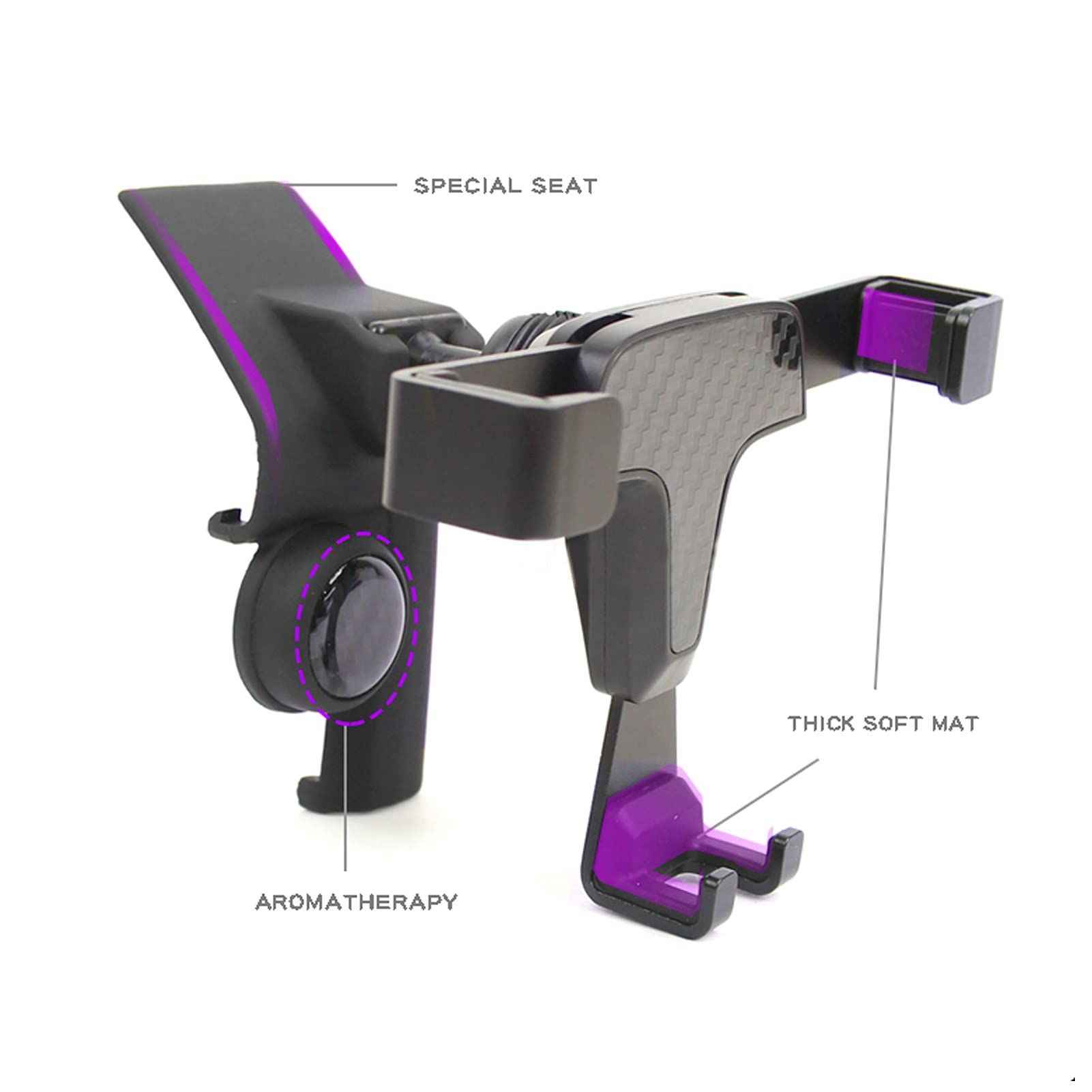 Keptrim For 2015-2020 Ford F150, Phone Holder Air Vent Cell Phone Mount, For Iphone 11 Pro/11 Pro Max/Xs/Xr/X/8/7/6 Galaxy Moto And Most Smartphones