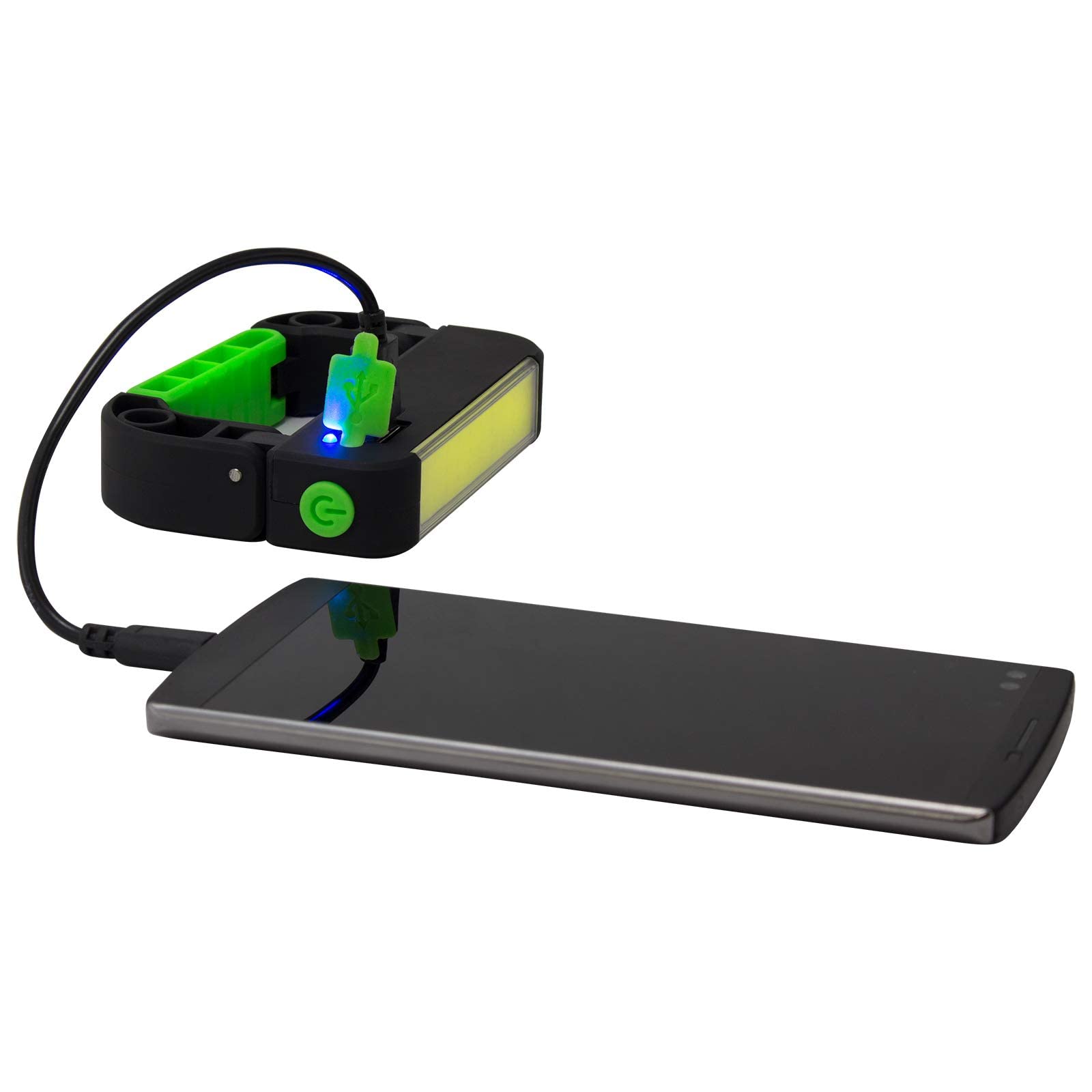Promier Litezall Latchlite Cob Led Rechargeable Carabiner Clip Light - Magnetic Portable Usb Charger - Pocket-Sized Folding Flashlight, Work Light Or Outdoor Torch - Use Hanging Or Stick Anywhere