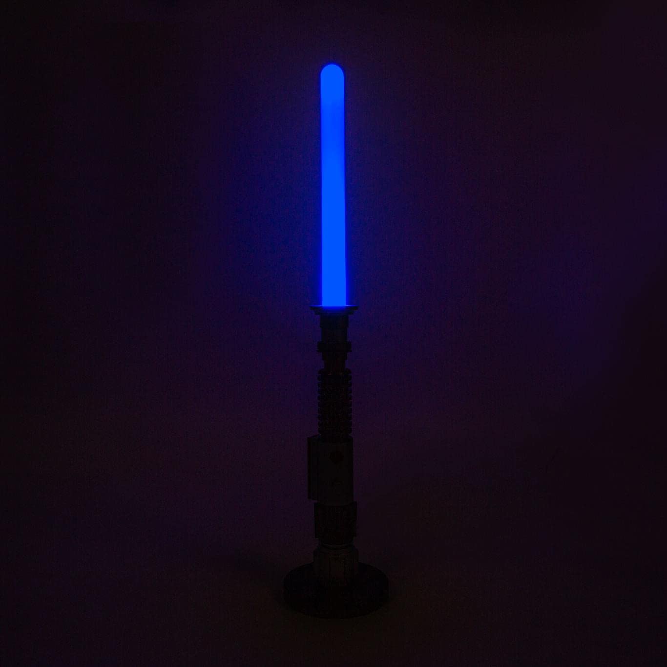 Ukonic Star Wars Obi-Wan Kenobi Blue Lightsaber 24-Inch Desktop Led Mood Light | Nightstand Table Lamp For Bedroom, Desk, Playroom | Home Decor Kids Room Essentials | Movie And Collectibles
