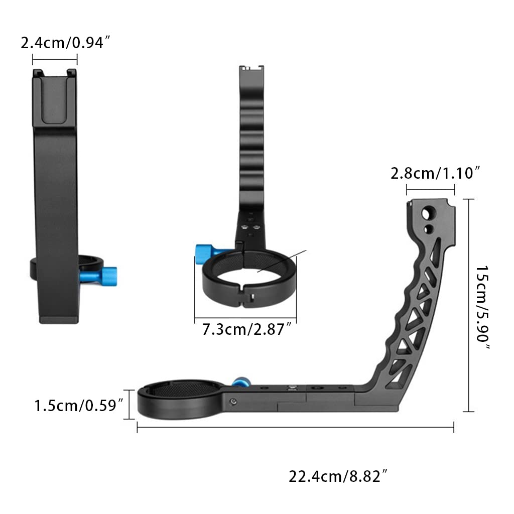 Dghjo Adjustable Strong Handle Sling Handgrip For S Handheld Stabilizer Smooth Anti-Scrach Handle