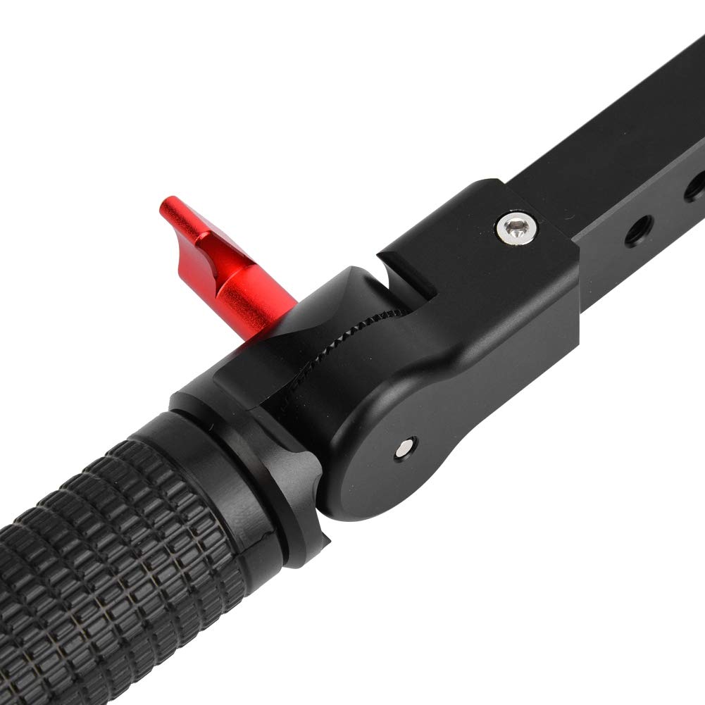 Rexvtns Stabilizer Handle Grip  Alloy Extension Arm For Ronin - S/Crane 2  1/4 & 3/8 Screw Holes  10Kg Load For Gimbal/Camera (Ruying S Version)