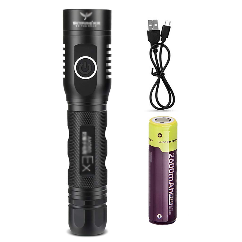 Morn Explosion Proof Flashlights Anti-Static Torch Strong Light Rechargeable Used In Industry, Fire Fighting, Airport, Gas Station