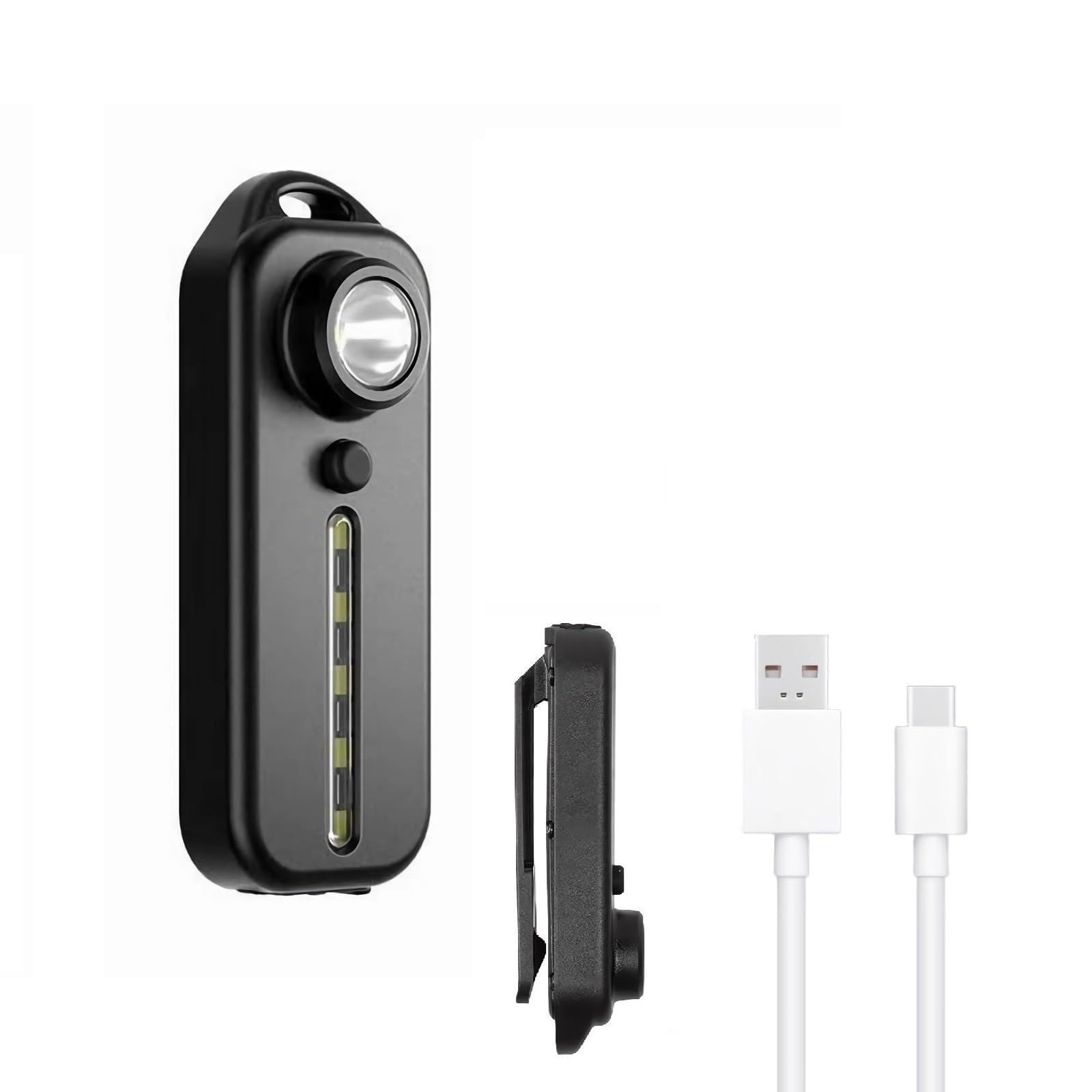 Boomfun Running Light For Runners, Clip On Flashlight Rechargeable Safety Light For Walking At Night, Hands  Emergency Led Flashlight For Night Warning Running Camping Fishing Hiking Walking Dog