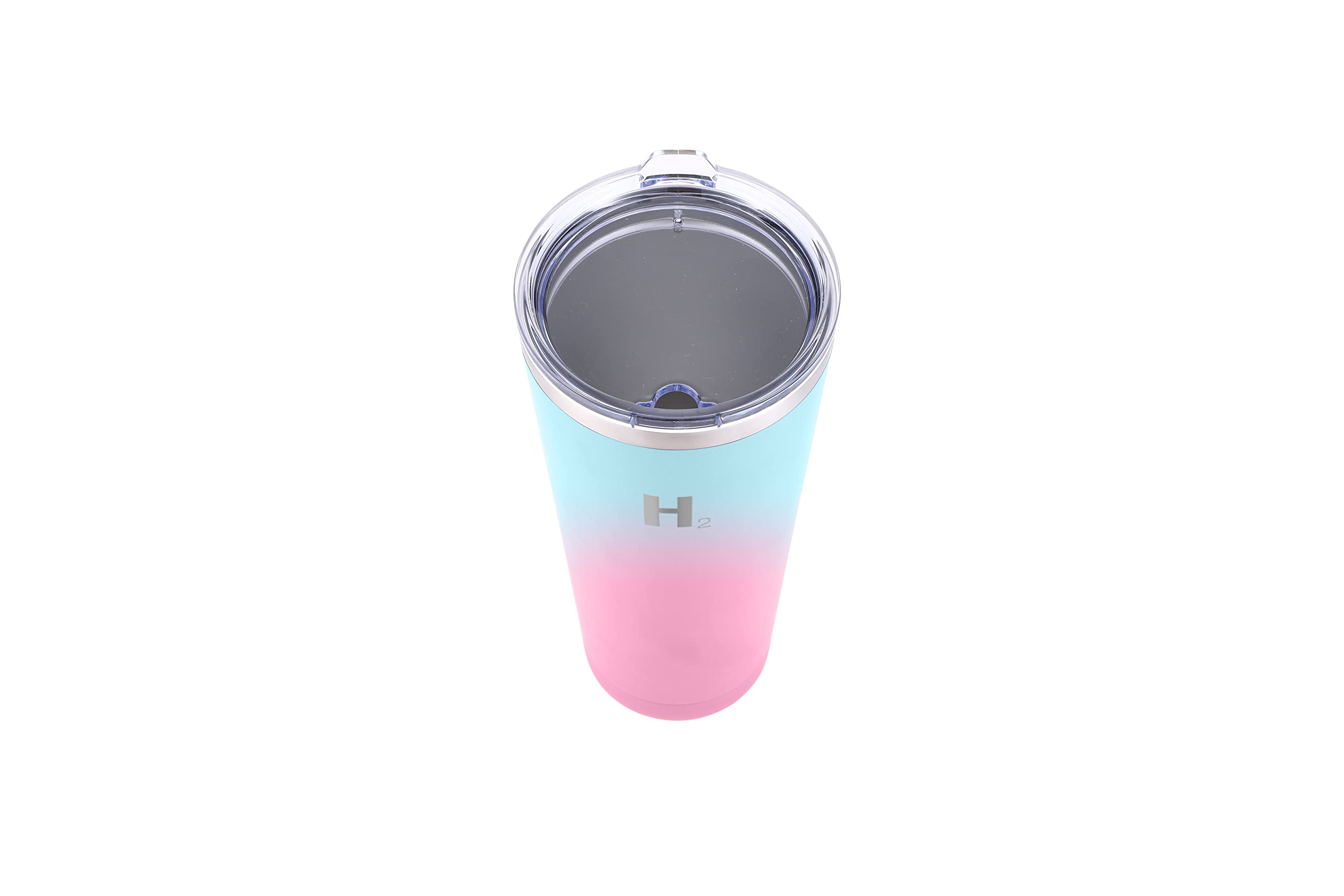 H2 Hydrology Classic Tumbler  Tumbler With Lid And Four Straws  Double Wall Vacuum Insulated