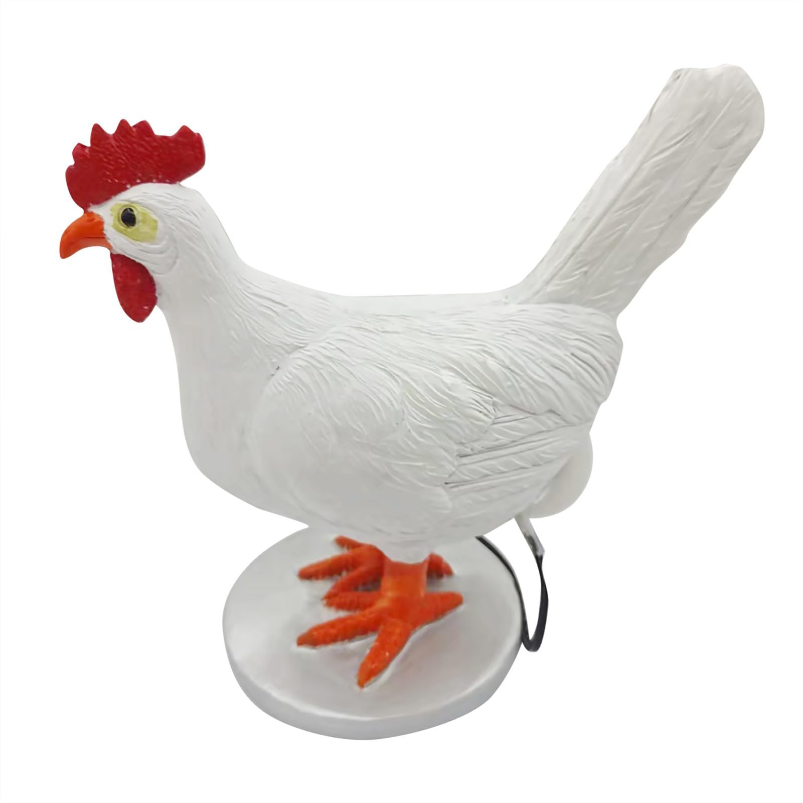 Homfanseec 3D Chicken Butt Table Lamp - Lifelike Chicken Egg Night Light, Warm Glow Decor For Birthday, Christmas