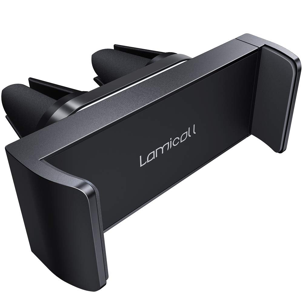 Lamicall Car Vent Phone Mount - Air Vent Clip Holder, Universal Stand Hands  Cradle Compatible With Cell Phone 16 15 14 13 12 Mini 11 Pro Xs Max Xr X 8 7 6 6S Plus Se Smartphones Black