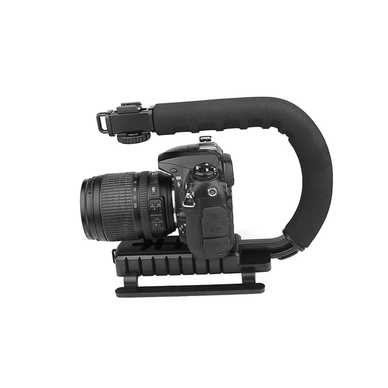 Homsfou U Shape Bracket Handle Grip Stabilizer For Dslr Stabilizer Grip Camera Foam Handle Anti-Skid Pads