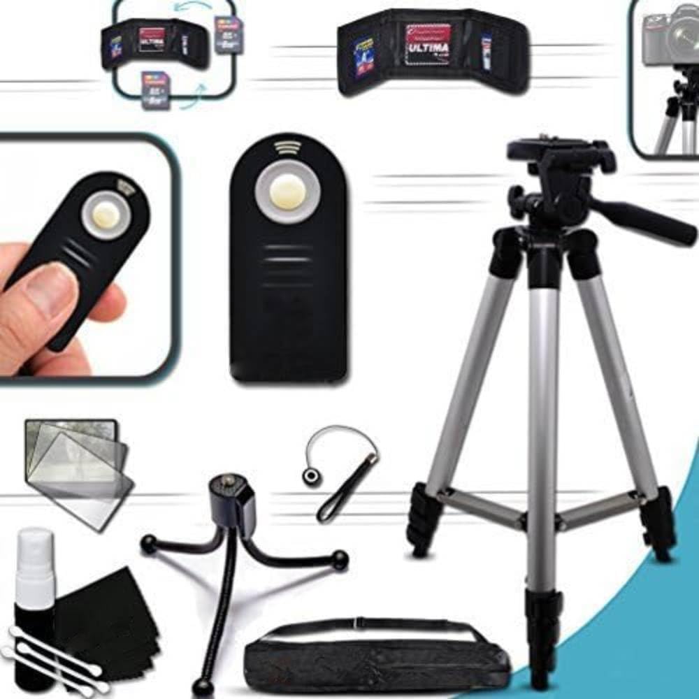 Optura Hd Optics Durable Full Size 60” Inch Tripod For Canon Eos 70D 60D 7D 6D 5D 5Ds, 5Ds R, Eos Rebel T6I T6S T5I T4I T3I T2I Sl1 7D Mark Ii 8000D 760D 750D 700D 650D 600D 550D 1200D 1100D 100D Eos M, Eos M3, Eos M2