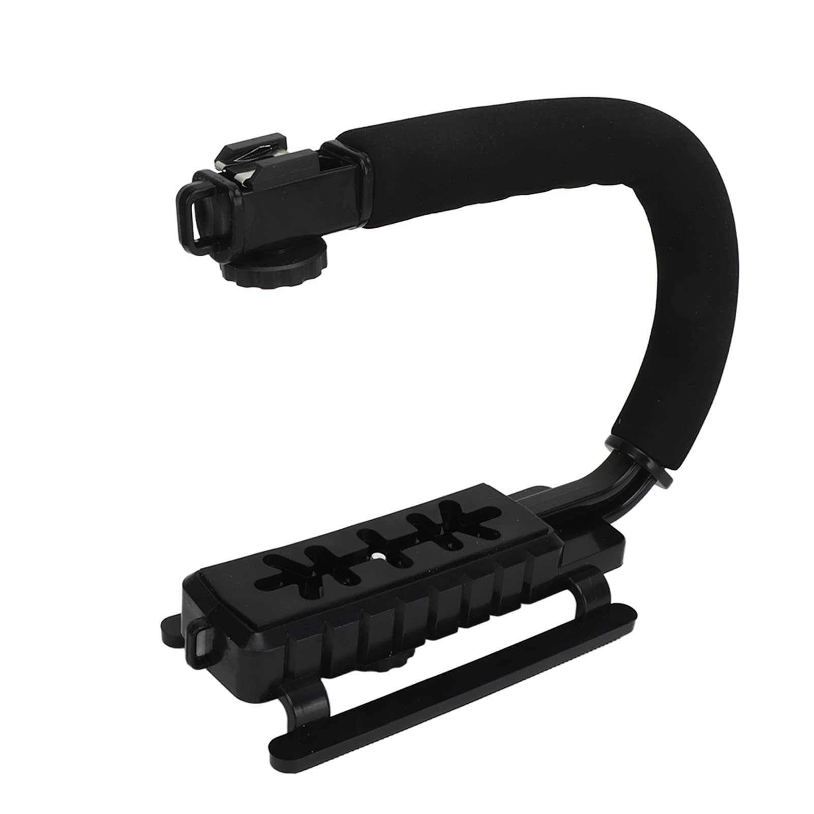 Donanfe Video Action Stabilizing Handle, Aluminum Alloy And Abs Handheld Stabilizer For Camcorders And Cameras, Ergonomic Grip For Video Recording And Motion Stabilization