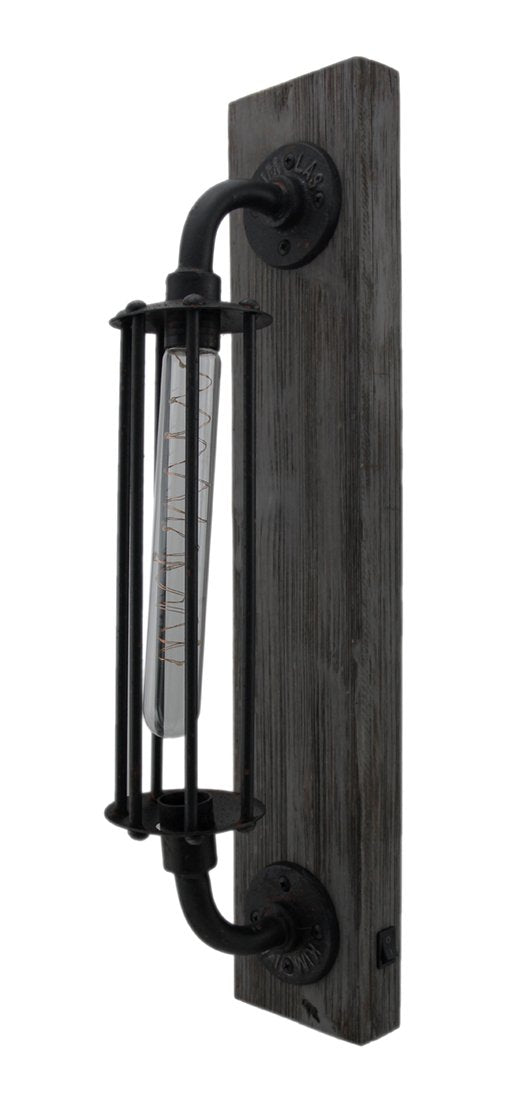 Deco 79 Metal Geometric Room Accent Lamp Battery Operated Table Lamp With Included Fixed Led Light, Lamp 4" X 6" X 20", Black