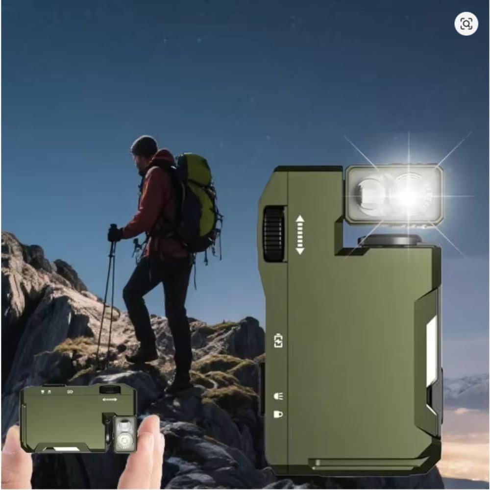 Lightshyer G5 Edc Flashlight 400 Lumens Rechargeable Magnetic Mini Flashlight With 180° Rotation Powerful Super Bright 3 Modes Ip68 Waterproof Multi-Mode Magnetic Small Keychain Flashlights (Green)