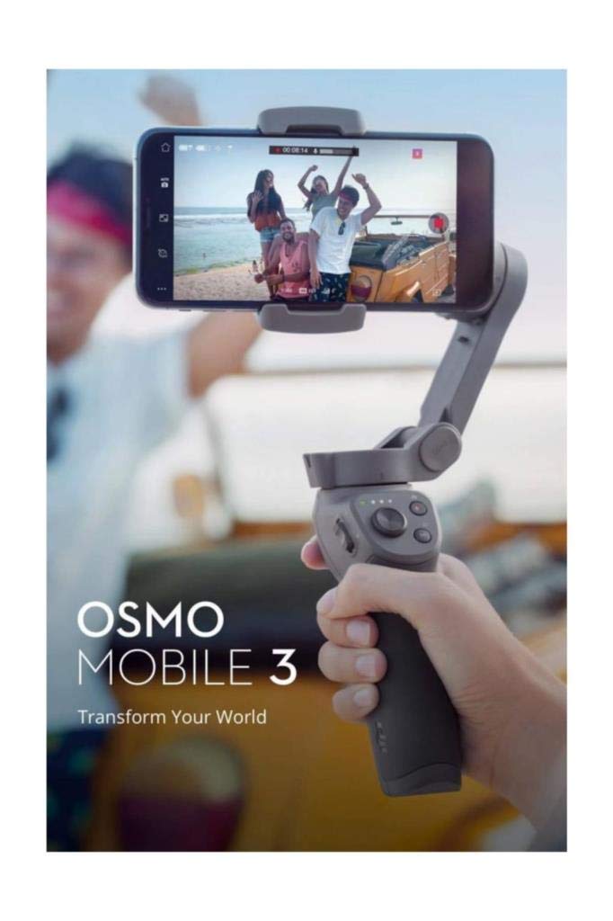 Dji Osmo Mobile 3 - 3-Axis Smartphone Gimbal Handheld Stabilizer Vlog Youtuber Live Video For Iphone Android