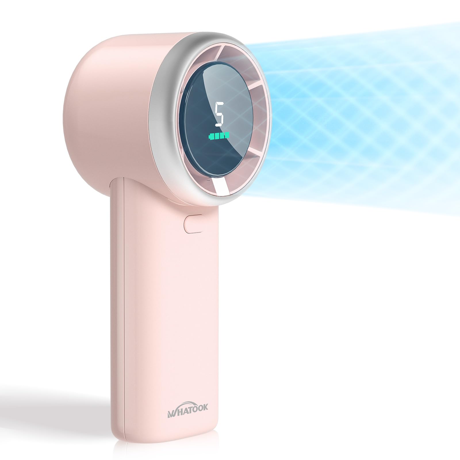 Portable Fan Handheld Mini Fan: High Speed Cooling Fans 10 Hours Battery Life Usb Rechargeable - Koospark