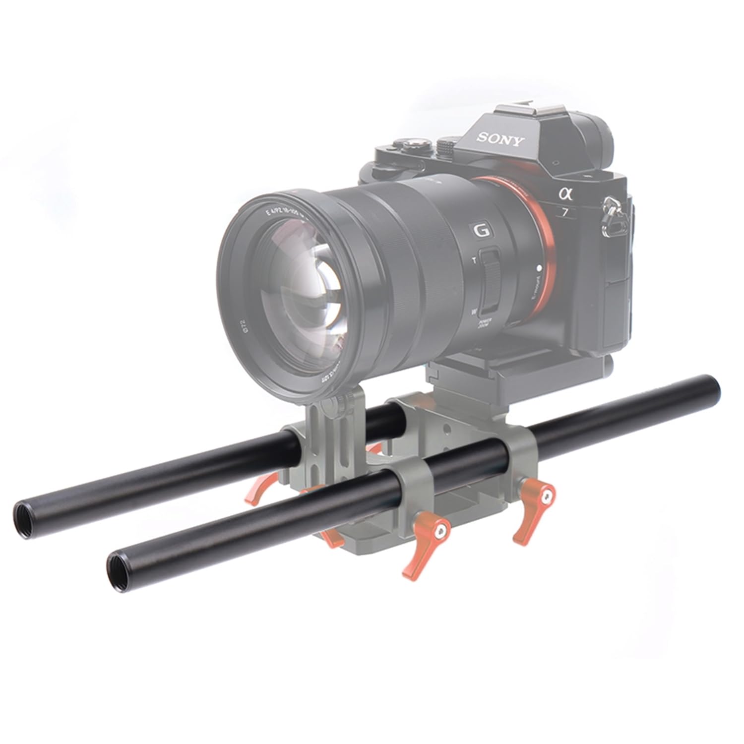 Anntery 15Mm Camera Rods Aluminum Alloy 16Inch Black Rail Rod 400Mm Pack Of 2- (A014-16 Rod-400Mm)