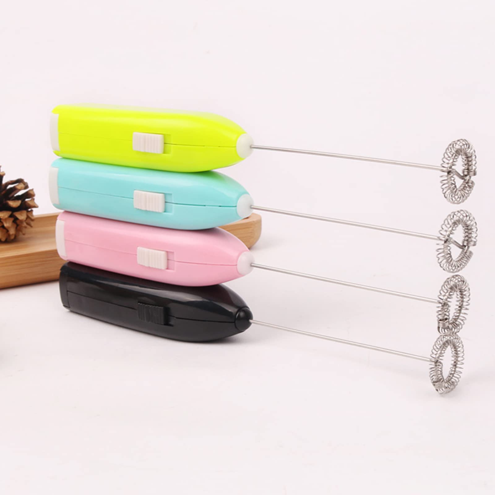 Mhadbkh Beater Milk Frother Handheld Blenders Whisk Electric Immersion Hand Blenders Milk Foamers Kitchen Gadget
