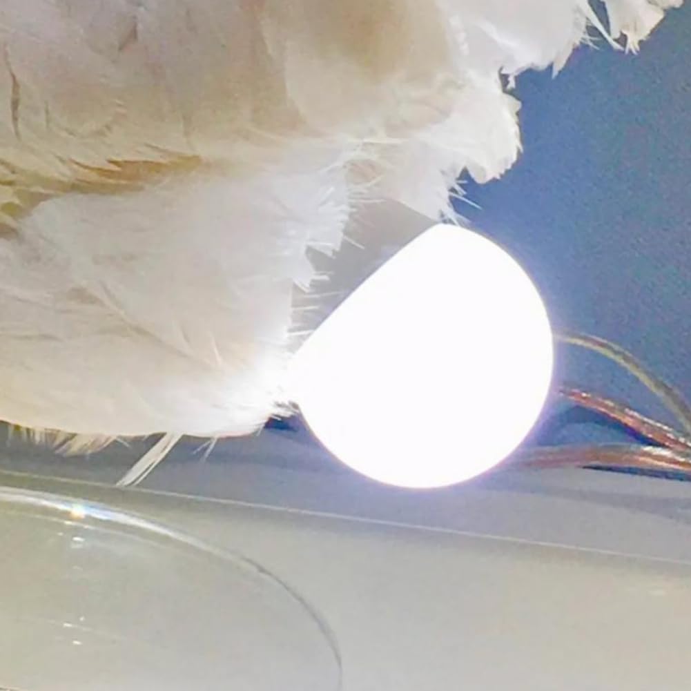 Qwlwbu Chicken Egg Lamp Lifelike Resin Chicken Egg Night Light,3D Hen Laying Egg Lamp Chicken Led Table Lamps With Usb Bedside Lamp,Easter Christmas Birthday Present For Friends