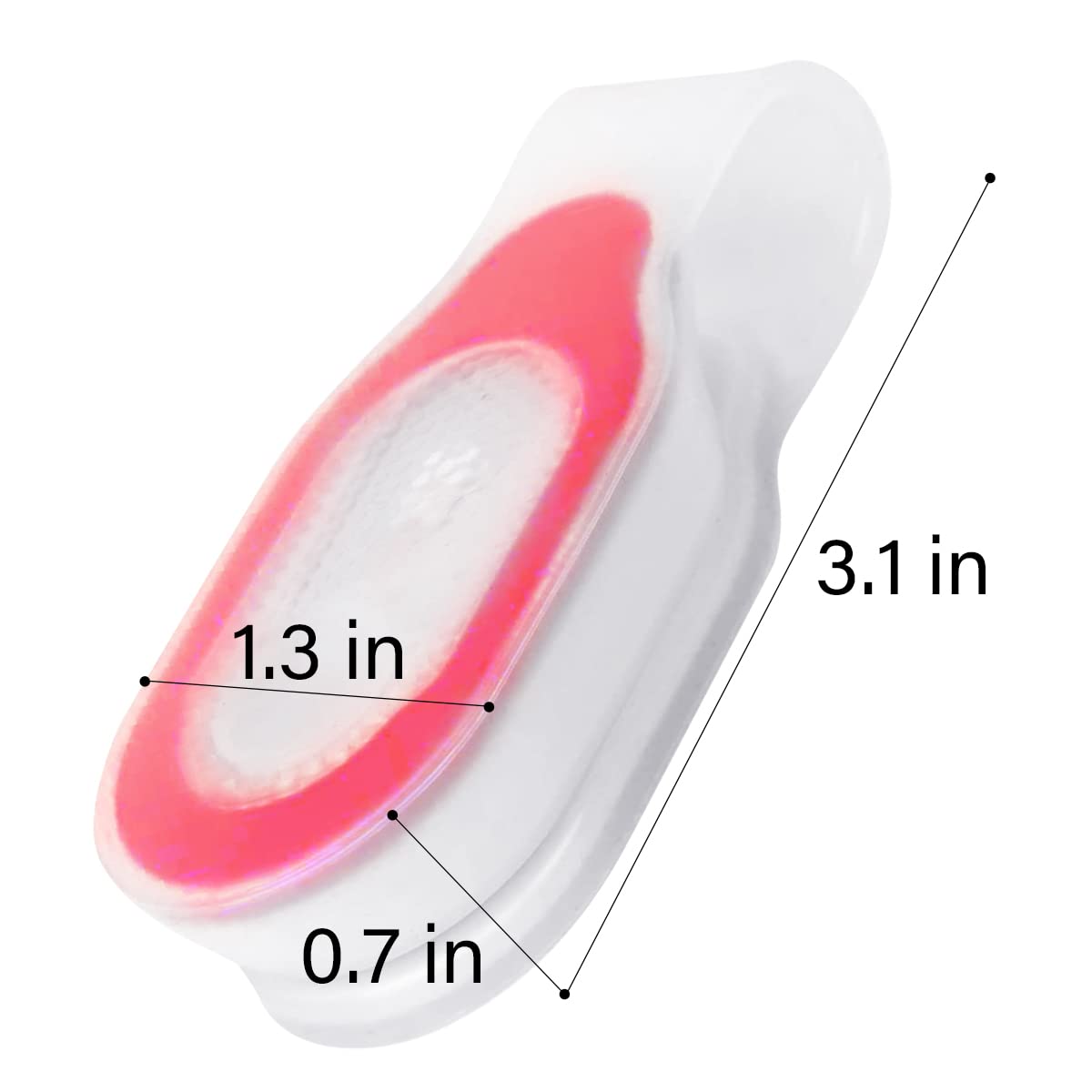 Pozlle Led Flashlights Clip On Flashlight Night Safely Nursing Night Light Hands  Strong Magnetic To Grip Clothing. Perfect For Hiking, Dog Walking, Running, Doctors, Nurses, Police Officers