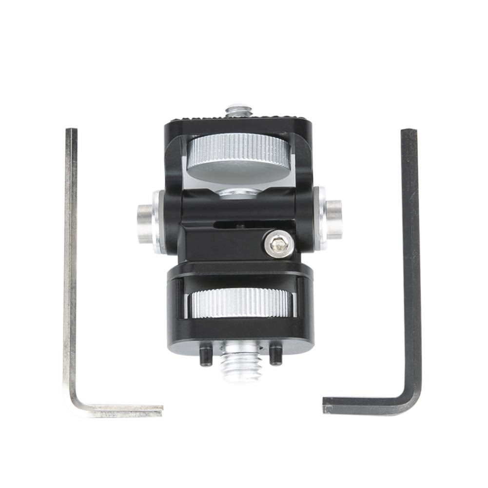 Niceyrig Dslr Monitor Mount For Arri Mount, 180° Tilt And 360° Swivel Support 5‘’ 7‘’ Field Monitor Holder For Camera Cage Rig, Stabilizers- 339