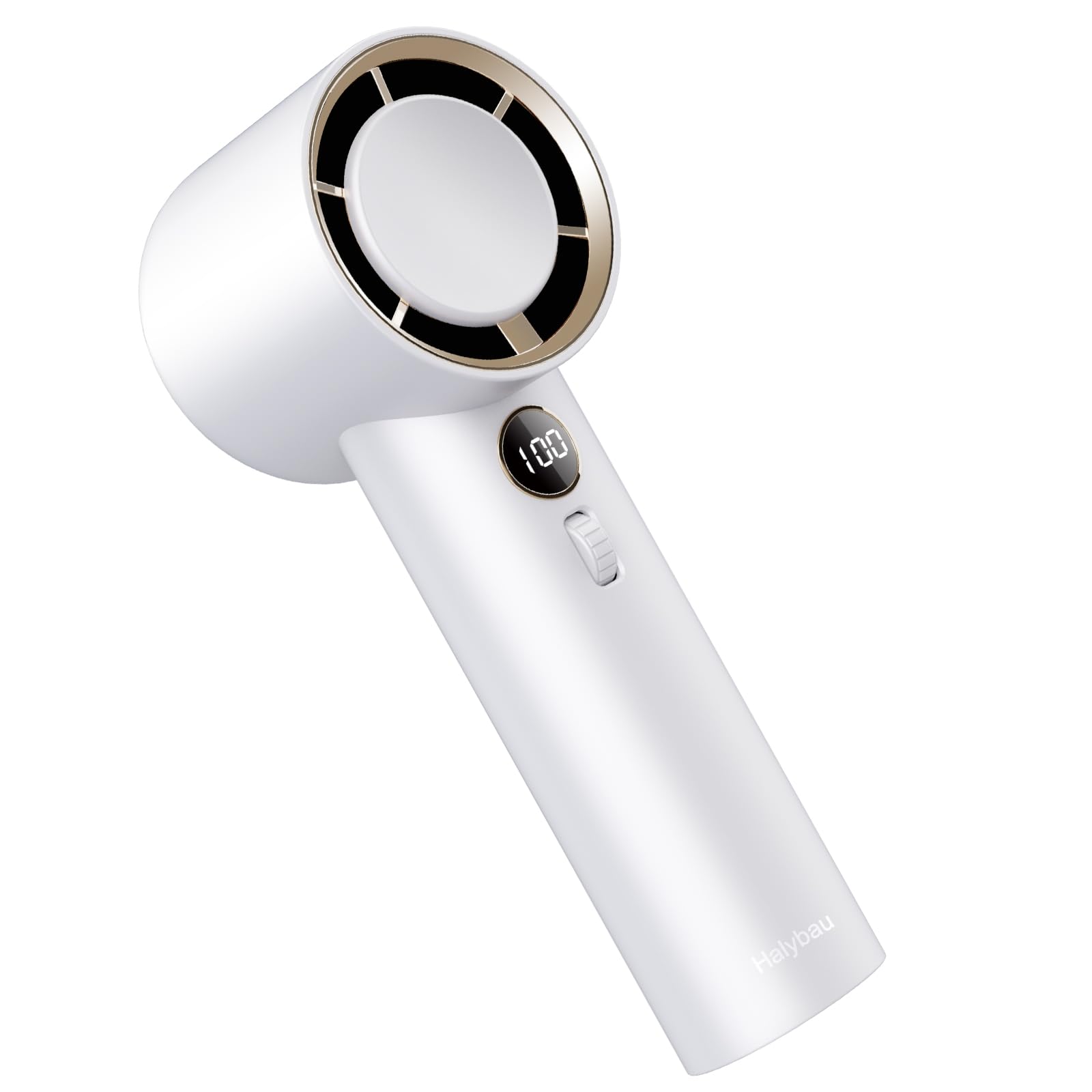 Handheld Fan,1-100 High Speed Hand Fan Adjustable Turbo Mini Fan,5000Mah Battery Operated - Koospark