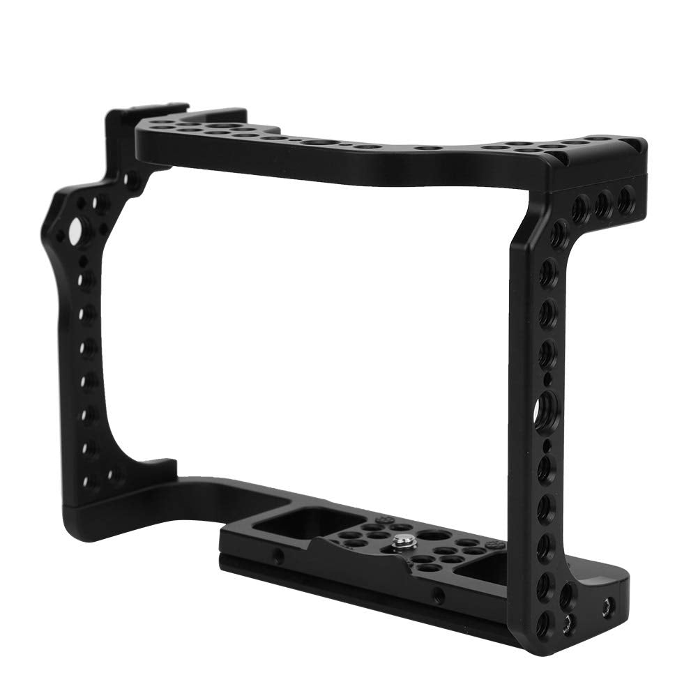 Cosiki Camera Cage, Camera Stabilizer 6X4.3X2In Black Aluminium Alloy Photography Extension Cage With Inner Hex Wrench For R Mirrorless Camera