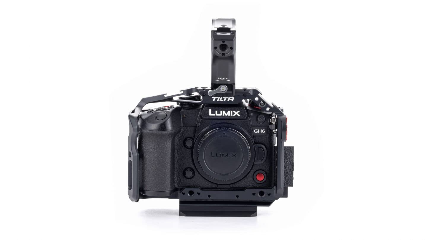 Tilta Camera Cage Compatible With Panasonic Gh7/Gh6 Basic Kit – Black  Ta-T15-A-B