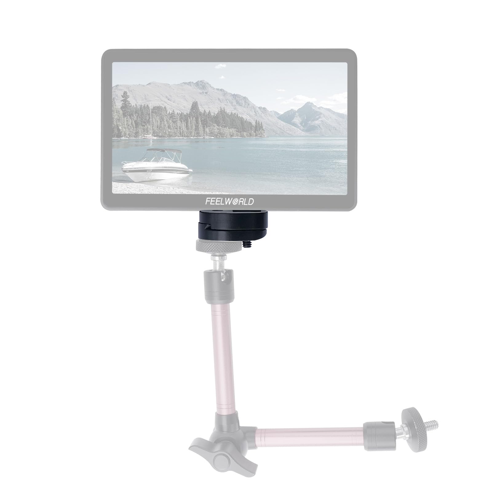 Andycine Quick Release Plate Fit For Camera Video Monitor,Magic Arm,Led Flash Light With 1/4 Inch Screw Threaded Holes