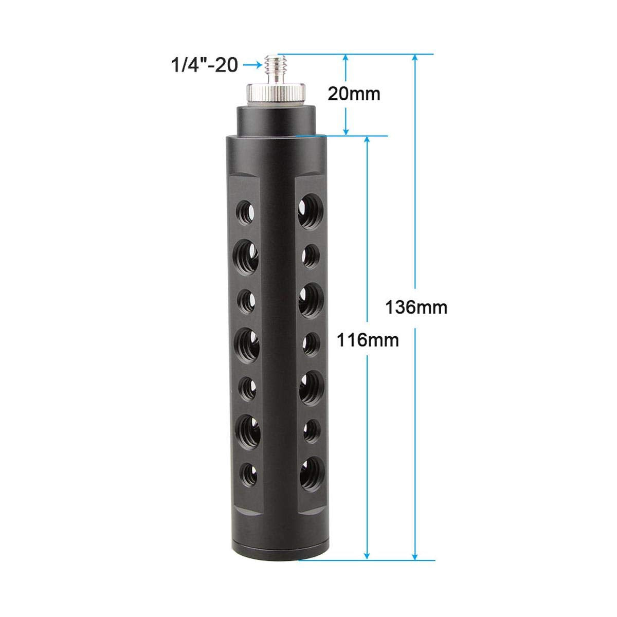 Camvate Aluminum Alloy Handle Grip + Tiny Cinema Camera Cage + Light Stand Mount