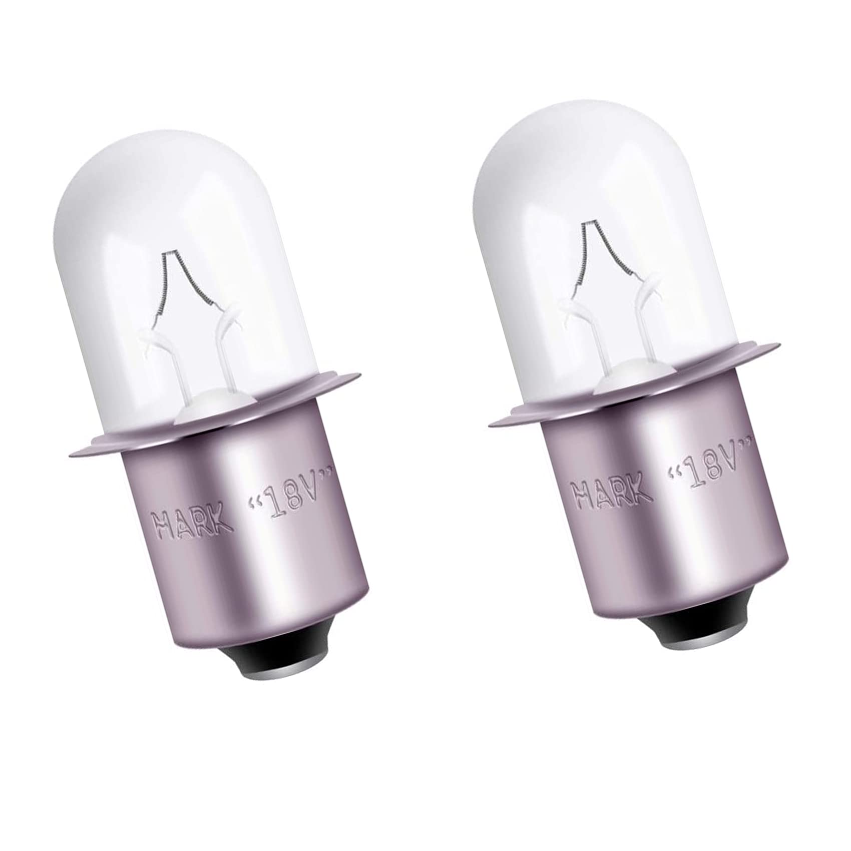 Podoy 780287001 Flashlight Bulbs Compatible With Ryobi Ridgid 18V Flashlight P704 P703 P700 (2 Pack, White)